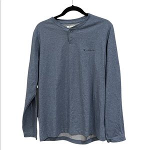 Men’s Light Blue Long Sleeve Columbia Shirt